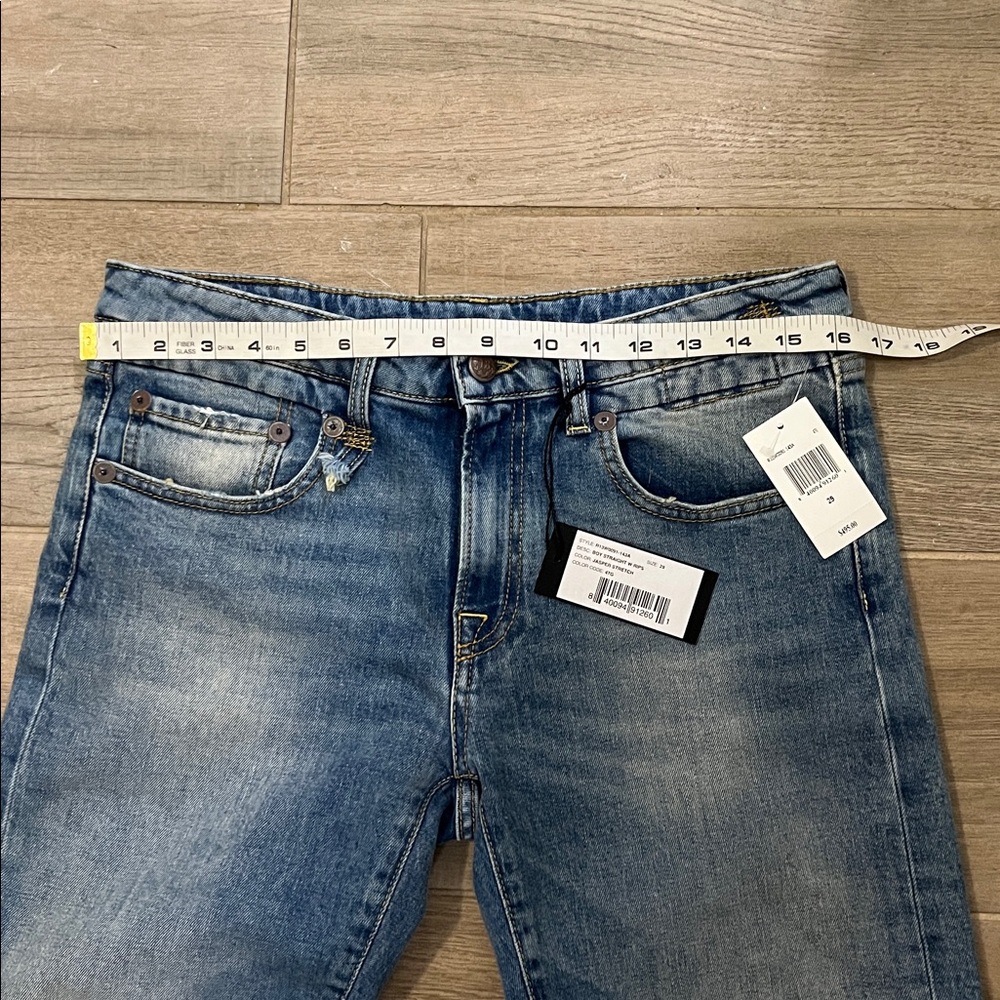 NWT R13 Boy Straight with Rips - Picture 5 of 14